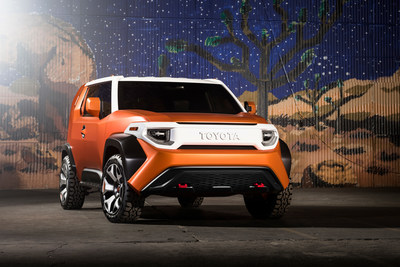 The FT-4X’s front expression revisits the classic horizontal grille orientation of Toyota’s adored off-road machines.