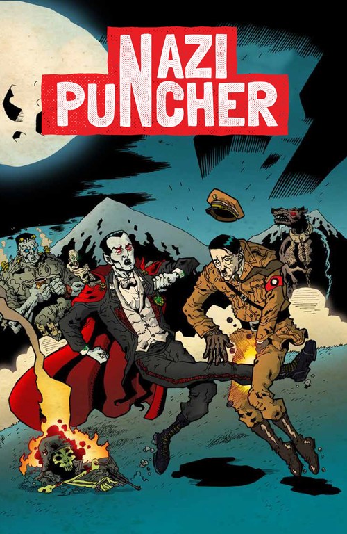One of the Covers to Nazi Puncher by Jok of http://studiohaus.info/