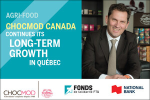 Chocmod Canada Continues Its Long-Term Growth in Québec