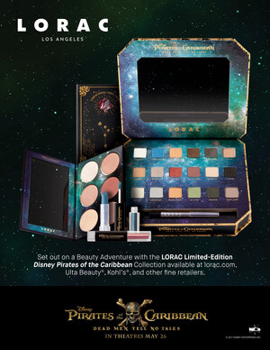 LORAC Los Angeles Introduces a Limited-Edition Pirates of the Caribbean: Dead Men Tell No Tales Collection