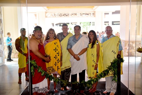 The Westin Nanea Ocean Villas celebrates opening with traditional Hawaiian blessing.