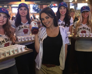 Jim Beam and Mila Kunis Kick Off Historic Chicago Cubs Partnership with Limited Edition Jim Beam® "Game 7 Batch"