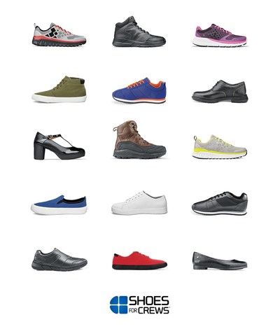 Introducing the New SHOES FOR CREWS. Comfort, Quality and Performance in 77 New Styles.