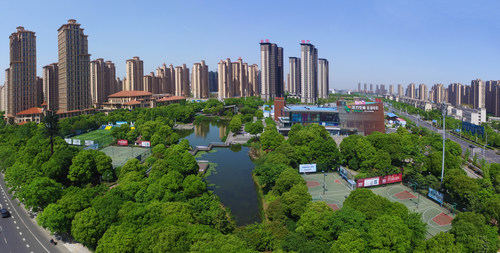 The ever evolving Changzhou National Hi-Tech District in Changzhou, China