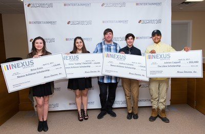 Brice Estes, Anna “Gabby” Patarinski, Joshua Calvano, and Juleian Cappell receive more than $300,000 total in college scholarships through Nexus Services’ annual Scholarship Program.