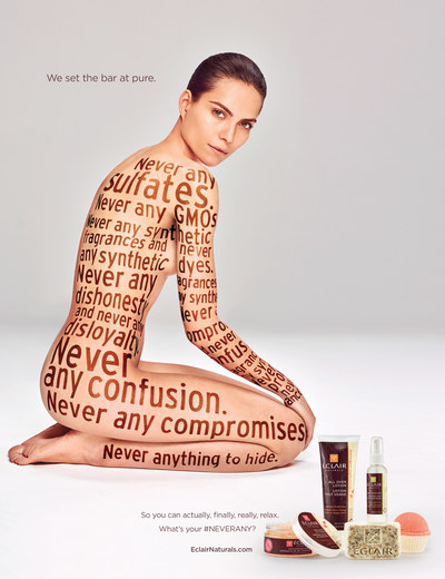 Éclair Naturals NeverAny Campaign shot by Ruven Afanador