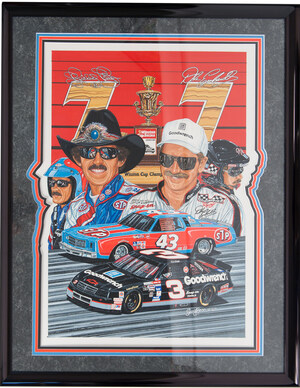 Original Artwork by Famed NASCAR Artist Sam Bass To Sell at Auction