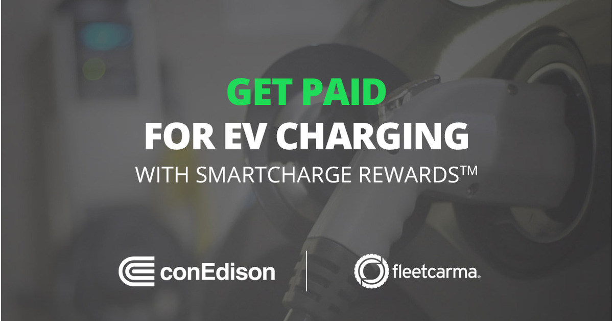 Fleetcarma And Con Edison Charge Ahead With Smartcharge Rewards™ For 