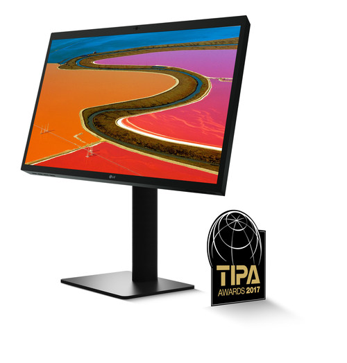 The new 27-inch LG UltraFineTM 5K display (27MD5KA) from LG Electronics has been named this year’s “Best Photo Monitor” by the Technical Image Press Association (TIPA).
