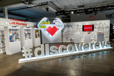 At the April 19 CVS Pharmacy hosted event, this display highlights all exclusive lines available at CVS Pharmacy where the company has focused on innovation. Additionally, "Discovery zones” in key health categories take a holistic approach to care and product selections, and customers are guided by informational signage with guidance to make finding the right solution easier.