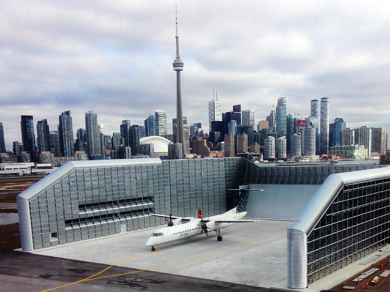 Ground Run Up Enclosure Officially Opens At Billy Bishop Airport