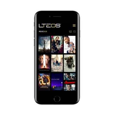 1 of 12 hub application available in LTEOS; MovieHUB (CNW Group/DataLTE Inc)