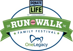 The Donate Life Run/Walk Celebrates 15 Years of Promoting the Importance of Organ, Eye and Tissue Donation in the Southland with Special Attendees, Donor Advocates