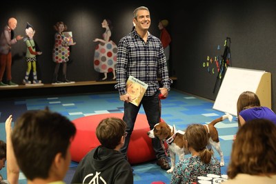 Andy Cohen engages with students while leading a lesson on Thursday, April 20, 2017 in New York. Along with a $20,000 donation to North Shore Animal League America's Mutt-i-grees program, Purina ONE is partnering with Mutt-i-grees and Andy Cohen as part of its ONE Difference Campaign, which focuses on nourishing the lives of both students and shelter dogs across the country. (Amy Sussman/AP Images for Purina ONE).
