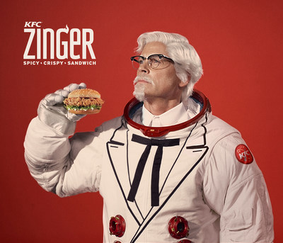 KFC has enlisted actor, writer and producer Rob Lowe as the newest celebrity Colonel to play the brand’s iconic founder, Colonel Harland Sanders and to launch the KFC Zinger sandwich in the U.S. (and space).
