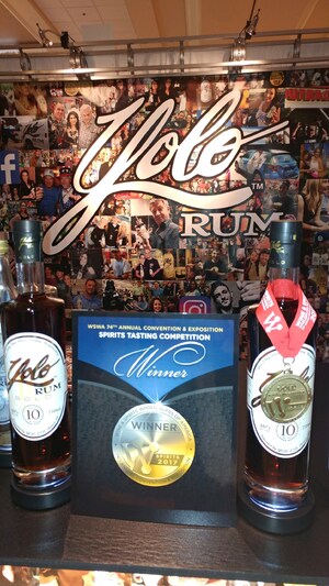 Yolo Rum Gold Wins Gold in 2017 Spirits Tasting Competition at 74th Annual WSWA