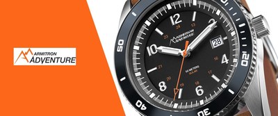 The Armitron Adventure line of rugged outdoor watches include outdoor sport features such as altimeters, barometers, and compasses as well as calorie consumption and activity trackers with tough leather or nylon straps, stainless steel construction, and illuminated dials.