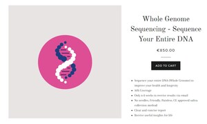 Dante Labs Offers EUR 850 Whole Genome Sequencing and Interpretation for the First Time in the World