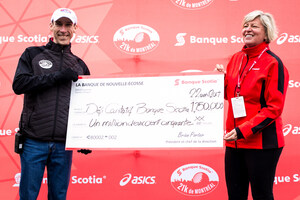 New record of $1.25 million raised at Banque Scotia 21k de Montréal