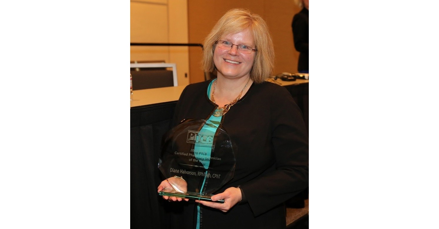 Pharmacy Technician Certification Board PTCB Honors Diane Halvorson Pharmacy technician certification board ptcb honors diane halvorson