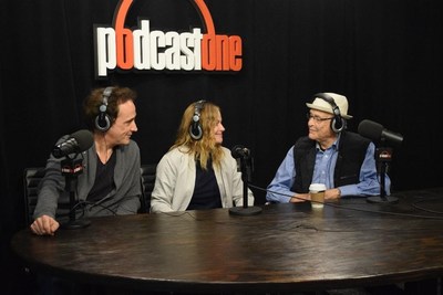 Pictured (left to right): Paul Hipp, Amy Poehler and Norman Lear