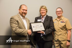 Angel MedFlight Worldwide Air Ambulance CEO, Jason Siegert, Awarded Department of Defense Program Patriot Award