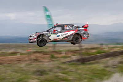 Pastrana gets airborne at the Oregon Trail Rally
