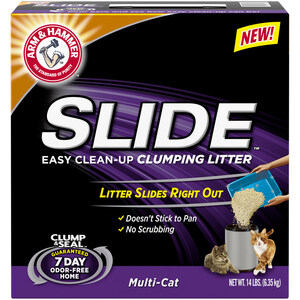 ARM &amp; HAMMER™ Introduces SLIDE™ Easy Clean-Up Clumping Litter, Offering Hassle-Free Cleaning for Cat Owners