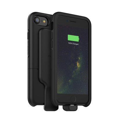 For connected consumers that don’t need the extended battery life, the charge force adapter, $49.95, brings all the conveniences of wireless charging to iPhone with virtually unnoticeable size and weight.