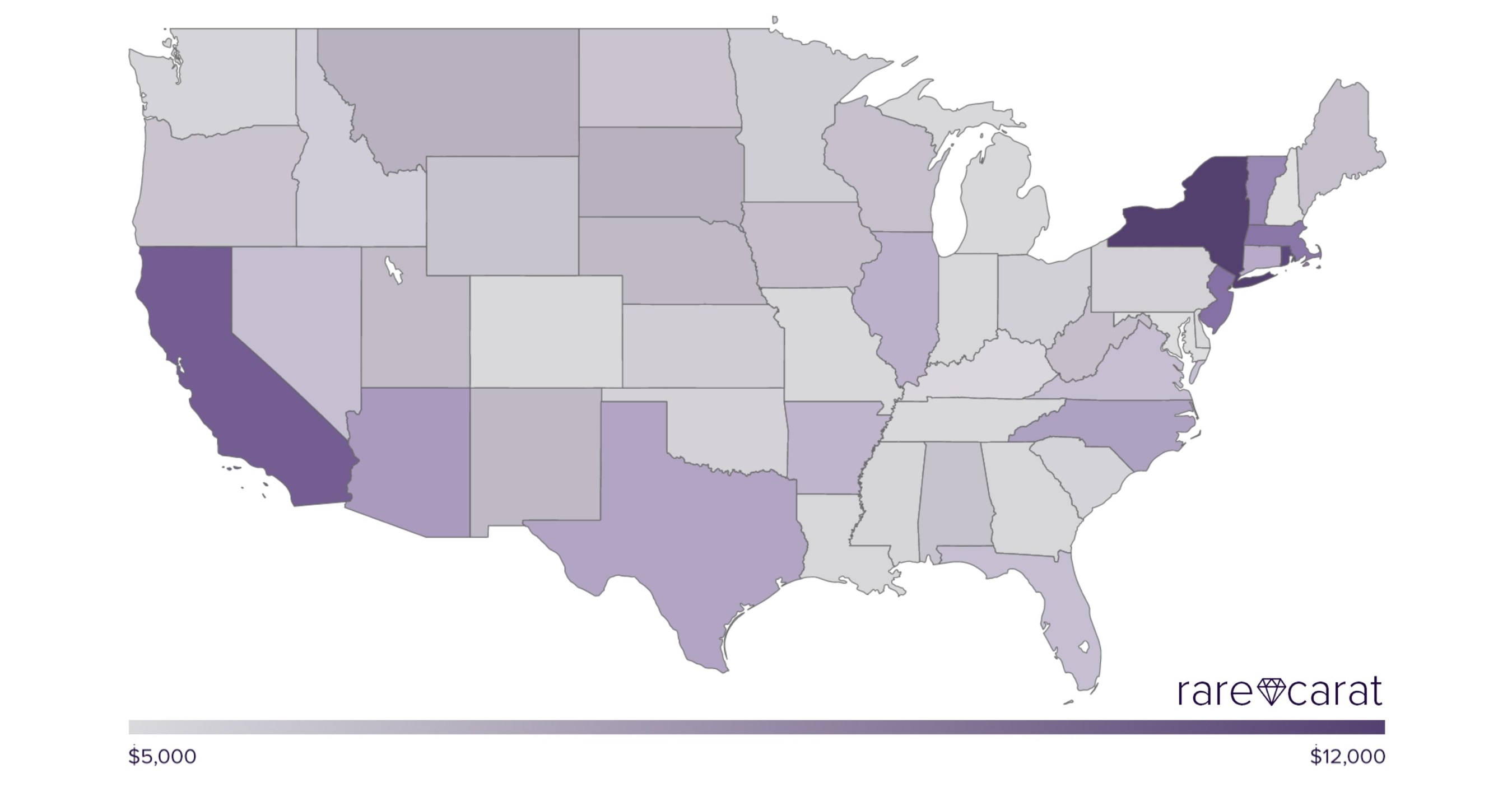 Rare Carat Hits 1 Million Searches; Refinery29 Helps Explore Which States  Spend the Most