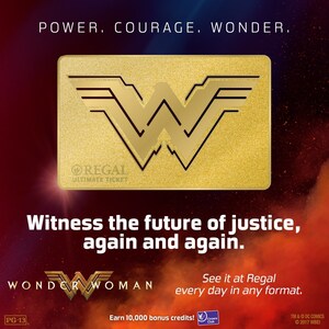 Justice For All With Your Wonder Woman Ultimate Ticket at Regal