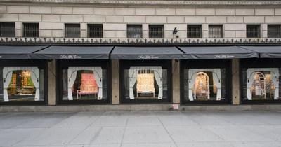 Saks Fifth Avenue Glam Gardens Windows / Courtesy of Eugene Gologursky for Getty Images