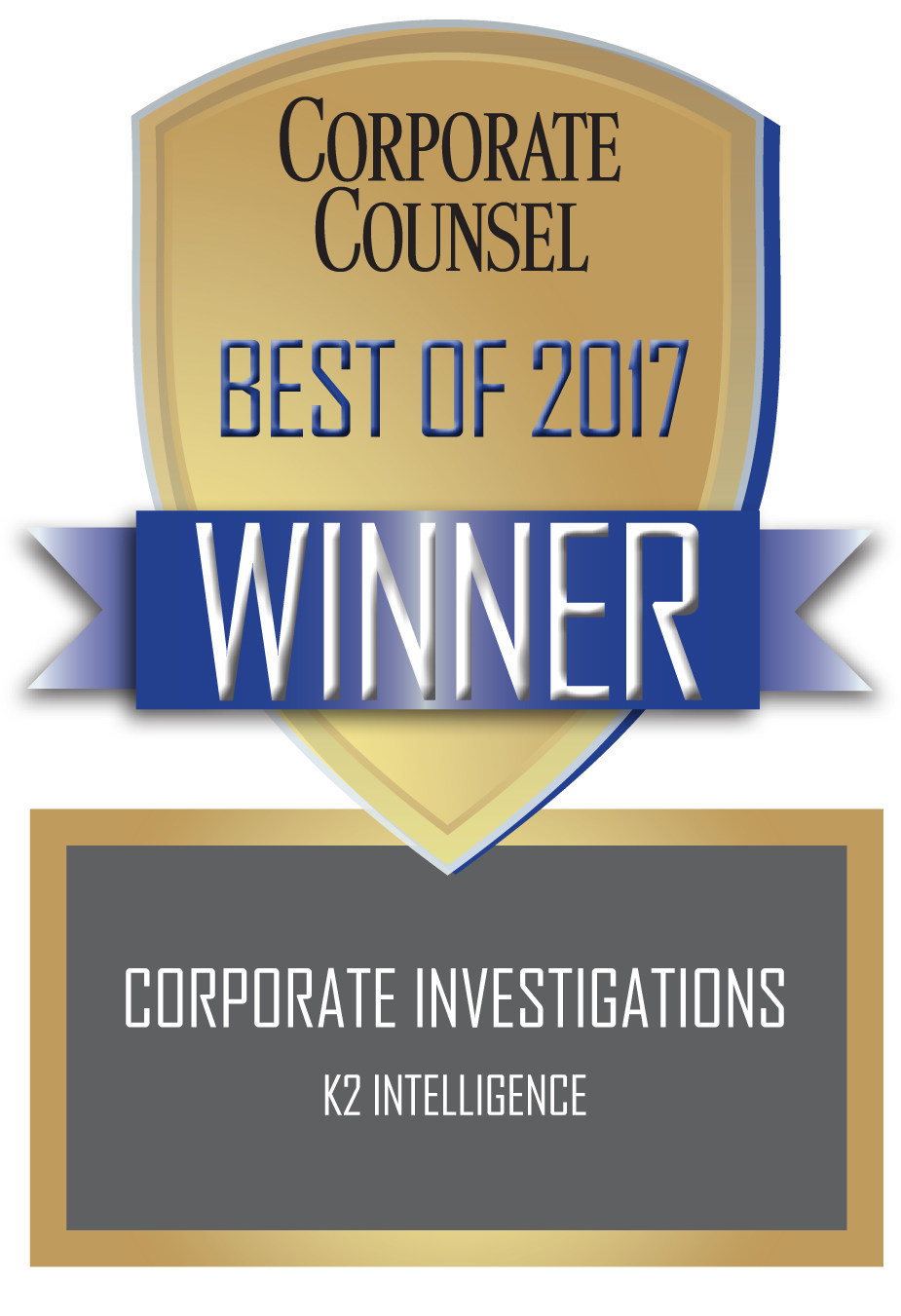 K2 Intelligence Named Top Corporate Investigations Provider in Corporate Counsel Reader Ranking Survey