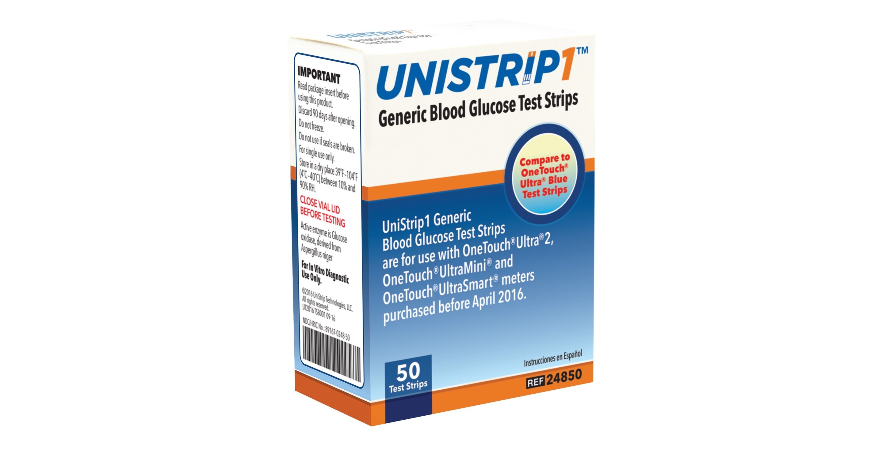 UniStrip Generic Diabetic Test Strips are now available