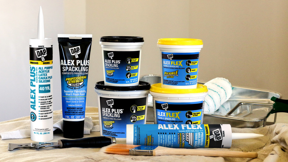 DAP Expands Legendary ALEX Brand with New Spackling Repair Products