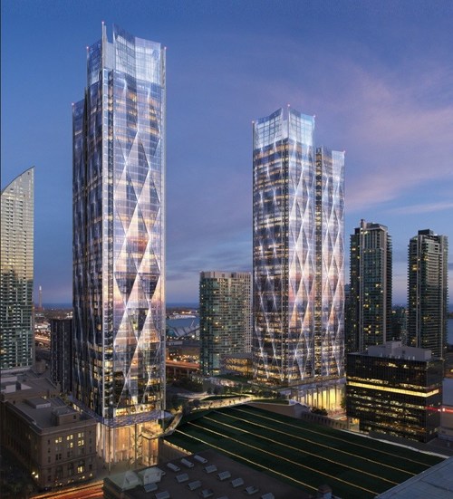 81-141 Bay St. office towers rendering. (CNW Group/EllisDon Corporation)