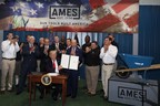 President Donald J. Trump Marks 100th Day in Office with Visit to AMES