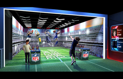 NFL Experience Times Square Unveils Sneak Peek Of New One Of A Kind   NFL Quarterback Challenge 