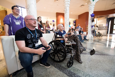 Video game broadcasters iKasperr, ProfessorBroman, Elspeth Eastman and Valiance share their favorite games with St. Jude patient Kadence. The St. Jude PLAY LIVE video game charity program encourages participants to raise funds for the kids of St. Jude and to play for more than bragging rights. Fundraisers like St. Jude PLAY LIVE ensure families never receive a bill from St. Jude for treatment, travel, housing or food - because all a family should worry about is helping their child live.