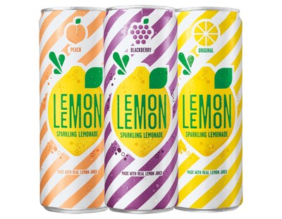 PepsiCo launches new sparkling lemonade, LEMON LEMON, in three flavors.