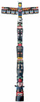 375th anniversary of Montreal - Unveiling of a spectacular totem pole created by Charles Joseph of the Kwakiutl Nation
