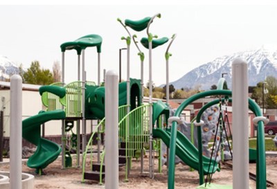 Playgrounds at the UVU Autism Center, funded by doTERRA, will provide recreation and therapy for children on the autism spectrum.