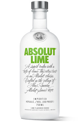 Corby Spirit and Wine introduces Absolut Lime in Canada. (CNW Group/Corby Spirit and Wine Communications)