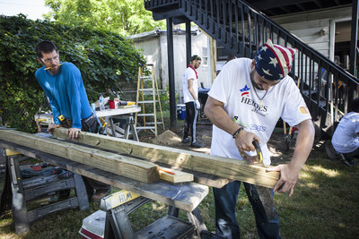 Sears volunteers help renovate the home of a Baltimore, Md. Army veteran as part of a Heroes at Home rebuild last summer. Sears has launched its 2017 Heroes at Home fundraising campaign with Rebuilding Together, a leading national nonprofit in safe and healthy housing, to assist veterans and military families in need. Marking its 10th year, Sears’ Heroes at Home program has completed nearly 1,700 rebuilds, raised $21 million and served 14,250 veterans.