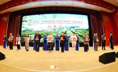 The Opening Ceremony of Global Tea Culture Festival and Tea Expo Guizhou China 2017