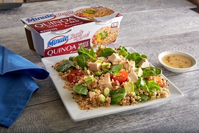 The Avocado Chicken Power Salad made with the new Minute Ready to Serve White & Red Quinoa, the first 100 percent quinoa Minute product, is the perfect meal for the time-starved. It's quick, nutritious and tasty.