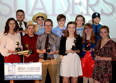 The Detroit Auto Dealers Association (DADA) hosted its annual Courageous Persuaders Awards Celebration on Wednesday, May 3 at the Emagine Theater in Royal Oak, MI, where nearly $30,000 in scholarships and awards were granted to high school students across the nation. Pictured are the winning students whose videos raised awareness amongst their peers on the dangers of underage drinking, drinking and driving and texting while driving.