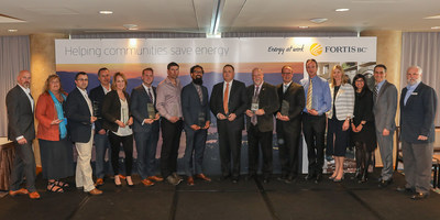 Award recipients and FortisBC representatives at FortisBC’s Efficiency in Action Awards (CNW Group/FortisBC)