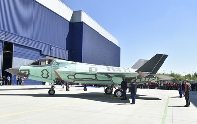 The first F-35B built at the Cameri, Italy, Final Assembly & Check-Out (FACO) facility rolls out May 5. (Aeronautica Militare Photo)