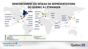 Nouvelle politique internationale du Québec - Renforcement du réseau de représentations du Québec à l'étranger